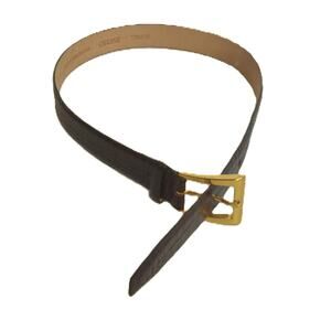 Vintage Cipriani Italian Alligator Calfskin Brown Belt Size Medium